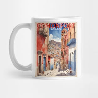 Comonfort Guanajuato Mexico Vintage Tourism Travel Mug